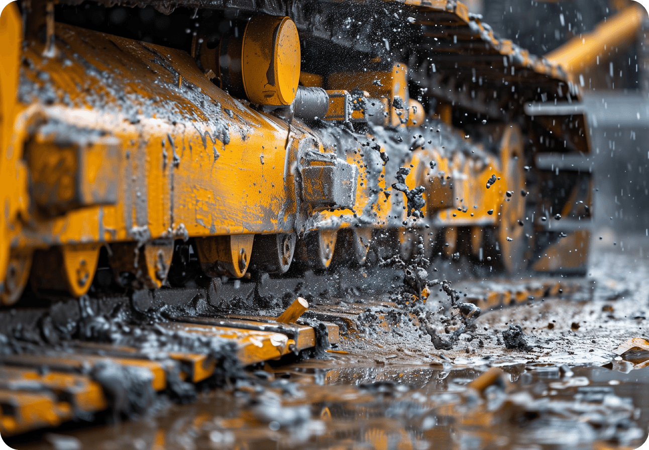 建設現場の汚泥